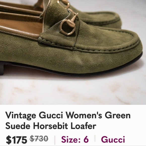 Vtg Gucci Like Van Eli Frolicca Horse Bits Brown Suede Loafers Sz 9M EUC - Picture 4 of 14
